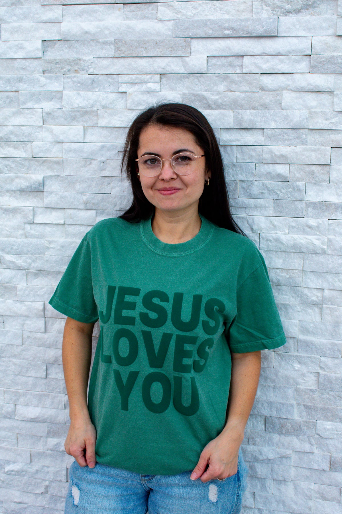 Jesus Loves You Evergreen